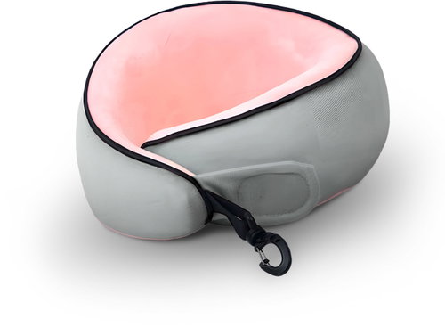 MOSH ERGO2 N4T, šedo-růžový - Travel Pillow - Main image