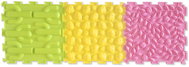 MOSH Sensory mat, zelená/žlutá/růžová, 3 ks - Acupressure Mat
