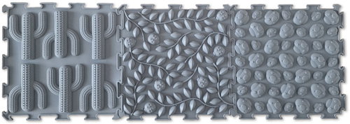 MOSH Sensory mat, tmavě šedá, 3 ks - Acupressure Mat - Main image