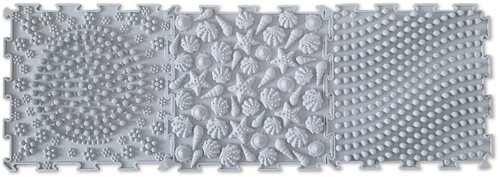 MOSH Sensory mat, světle šedá, 3 ks - Acupressure Mat - Main image