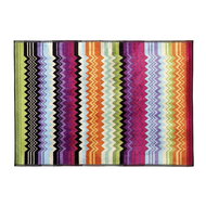 MISSONI HOME GIACOMO bathroom mat 60 x 90 cm orange multicolour, weight 850 g/m2 - Bath Mat