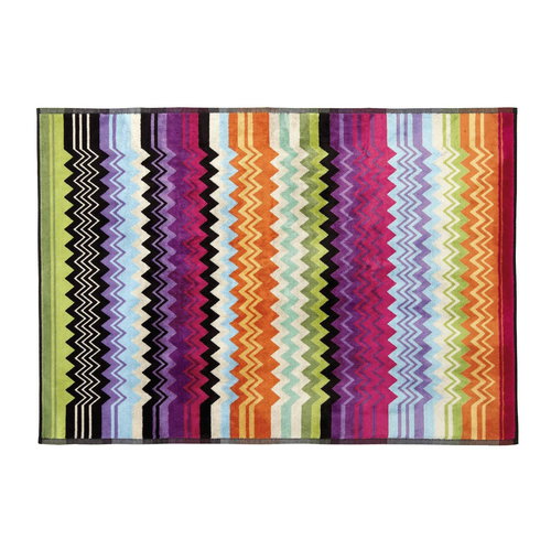 MISSONI HOME GIACOMO bathroom mat 60 x 90 cm orange multicolour, weight 850 g/m2 - Bath Mat - Main image