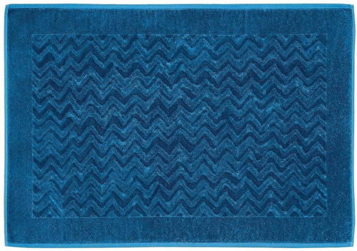 MISSONI HOME REX bathroom mat 60 x 90 cm blue, weight 850 g/m2 - Bath Mat - Main image