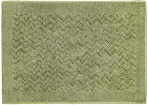 MISSONI HOME REX bathroom mat 60 x 90 cm green, weight 850 g/m2 - Bath Mat - Main image