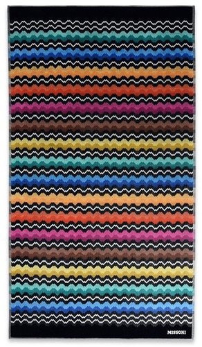 MISSONI HOME VASILIJ osuška 100 x 150 cm s výrazným černým vzorem - Bath Towel - Main image