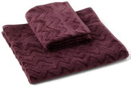 MISSONI HOME REX small hand towel 40 x 70 cm purple - Towel