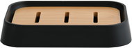 Spirella Soap dish KAMLA, plastic, bamboo, matt, black - Soap Dish