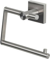 Spirella Wall mounted toilet paper holder NYO, brushed stainless steel, 14 cm - Toilet Paper Holder