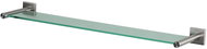 Spirella Wall shelf NYO, brushed stainless steel, glass, 40 cm - Bathroom Shelf