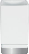 Spirella Toothbrush cup ROMA, silver base, white porcelain - Toothbrush Holder Cup