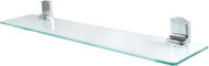 Spirella Wall shelf TAKU, glass, 60 cm, glossy chrome steel - Bathroom Shelf