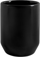 Spirella Toothbrush cup JARO, ceramic, black - Toothbrush Holder Cup