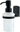 Glass, steel, 200 ml, matt black-white