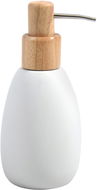 Spirella Dávkovač mýdla SVEN, polyresin, dřevo, 260 ml, bílý - Dávkovač mýdla