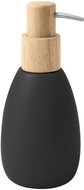 Spirella Soap dispenser SVEN, polyresin, wood, 260 ml, black - Soap Dispenser