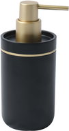 Spirella Soap dispenser BLY, polyresin, 290 ml, black-gold - Soap Dispenser