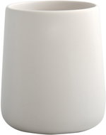 MSV ceramic cup for toothbrushes MAONIE, matt white - Toothbrush Holder Cup