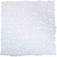 MSV non-slip shower mat Galets, white, 53 × 53 cm - Non Slip Bath Mat