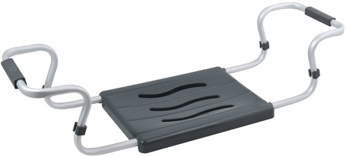 MSV bath seat, adjustable, grey, steel, 50-70 cm, up to 120 kg - Bath Seat - Main image