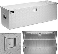 MSW Aluminium tool box, lockable, 150 l 124 × 38.5 × 38.5 cm - Toolbox