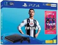 PlayStation 4 - 500 GB Slim + FIFA 19 - Konzol