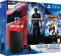 Playstation 4 - 1 TB Slim + 3 hry (Uncharted 4, Driveclub, Ratchet and Clank) - Herná konzola