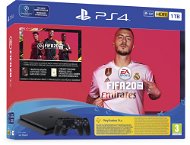 PlayStation 4 Slim 1TB + FIFA 20 + 2x DS4 Controller - Game Console