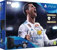 PlayStation 4 1TB + FIFA 18 + extra DualShock 4 - Game Console
