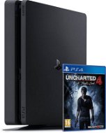 Sony PlayStation 4 - 500 GB Slim + Uncharted 4: Thieves End - Herná konzola