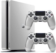 Sony PlayStation 4 - 500GB Slim Strieborný - 2x DS4 v balení - Herná konzola