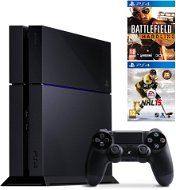 Sony Playstation 4 - 500 GB + NHL 15 + Battlefield: Hardline - Game Console