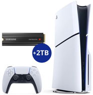 PlayStation 5 (Slim) + bővített tárhely (+2TB SSD) - Konzol