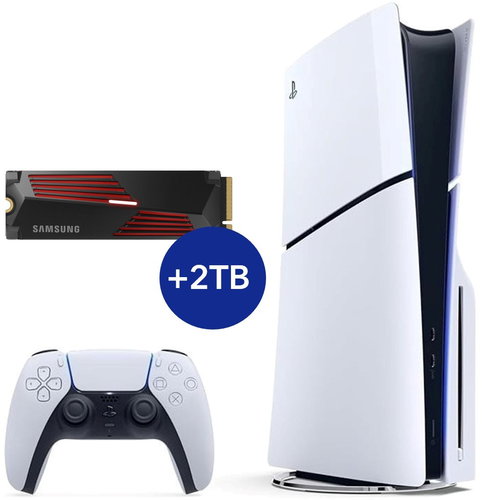 PlayStation 5 (Slim) - 1TB + 2TB SSD - Játékkonzol - Fő fotó