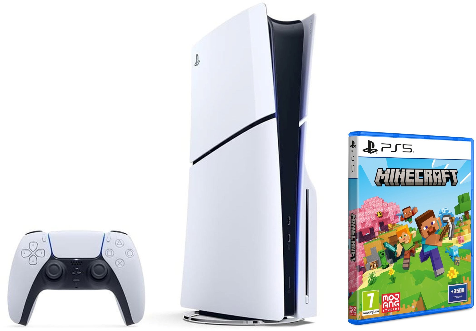 PlayStation 5 (Slim) - 1TB + Minecraft