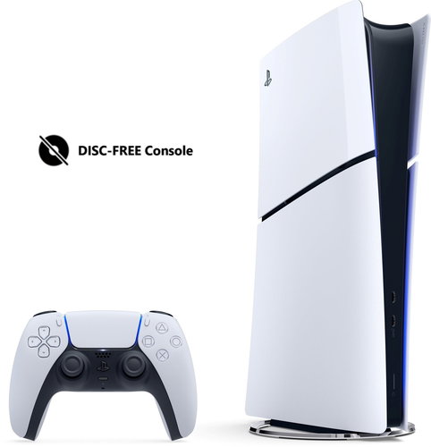 PlayStation 5 (Slim) Digital Edition - 825GB - Game Console - Main image