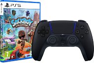 PlayStation 5 DualSense Wireless Controller Midnight Black + Sackboy A Big Adventure! - Gamepad