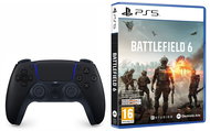 PlayStation 5 DualSense Wireless Controller Midnight Black + Battlefield 6 - Gamepad