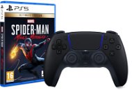 PlayStation 5 DualSense Wireless Controller Midnight Black + Spider-Man: Miles Morales UE - Gamepad
