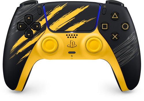PlayStation 5 DualSense Wireless Controller - Marvels Wolverine Battle Yellow Limited Edition - Gamepad - Main image
