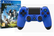 Sony PS4 Dualshock 4 V2 - Wave Blue + Horizon: Zero Dawn - Gamepad
