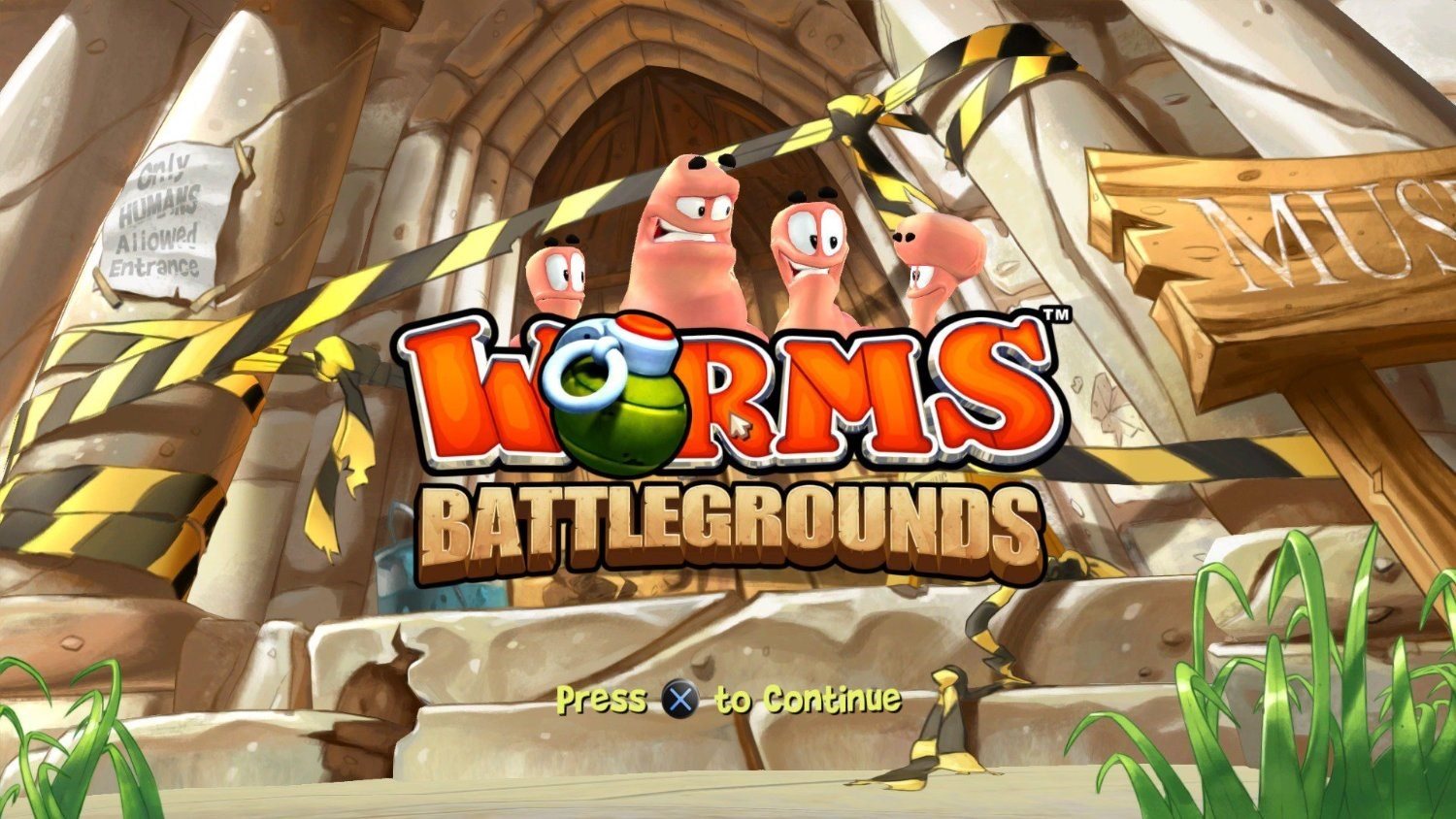 Worms battlegrounds best sale ps4 2 player