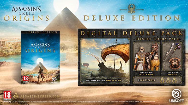 Assassins creed origins deluxe edition hotsell