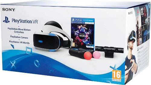 Sony PlayStation 4 VR szemüveg V2+Camera+Move Twin Pack 4.0+ VR Worlds  játék 