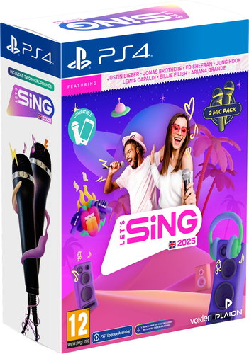 Lets Sing 2025 + 2 Mikrofone - PS4 - Konsolen-Spiel - Hauptbild