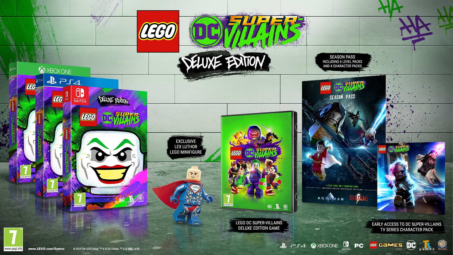 Ps4 lego dc 2025 super villains deluxe edition