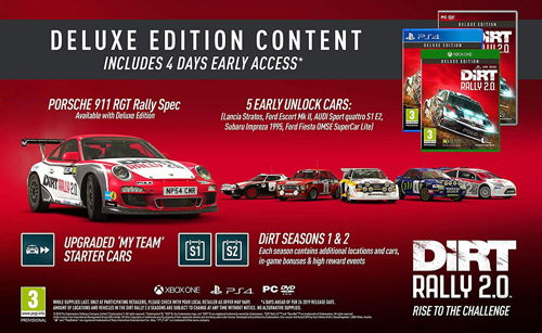 DiRT Rally 2.0 - Deluxe Edition - Day 1 Edition - PS4 - Console Game