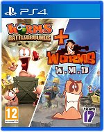 Console Game Worms Battlegrounds + Worms WMD Double Pack - PS4 - Hra na konzoli