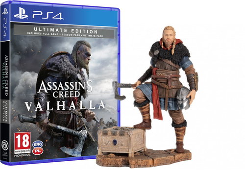 Assassin's Creed Valhalla - Ultimate Edition - PS4 + Eivor Figurine - Console Game - Main image