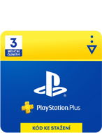 PlayStation Plus 3 měsíční členství  - CZ Digital - Dobíjacia karta