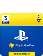 PlayStation Plus 3 měsíční členství  - CZ Digital - Dobíjacia karta